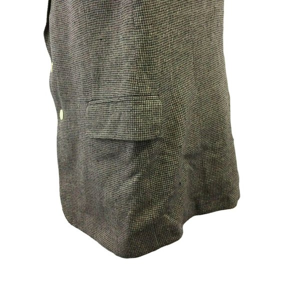 Savile Row Suit Jacket Blazer Sports Coat Mens 44R Gray 6 Pocket Saville - Picture 8 of 10